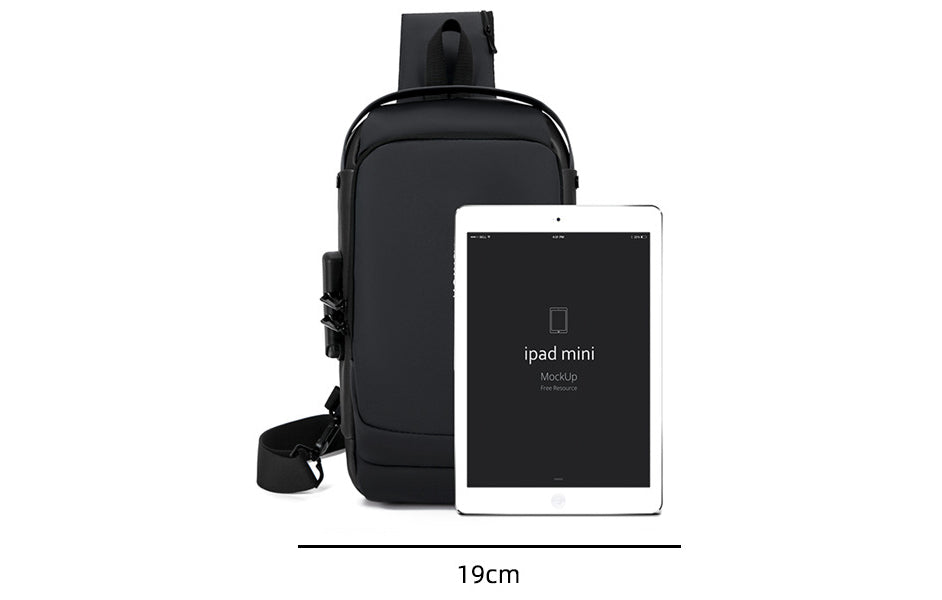 Shoulder Bag Masculina Antifurto