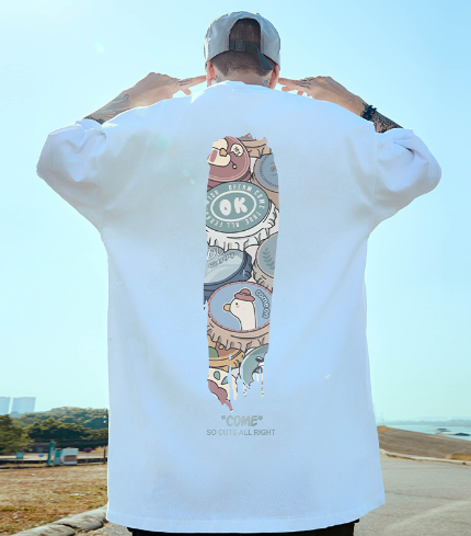 Camiseta Oversized Panda Pop