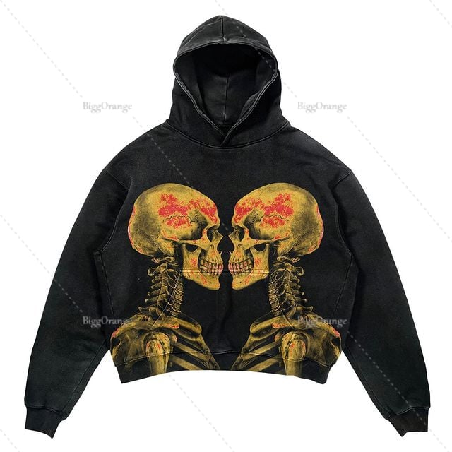 Hoodie Esqueletos Face a Face