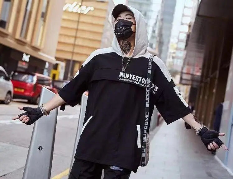 Camiseta Oversized Techwear