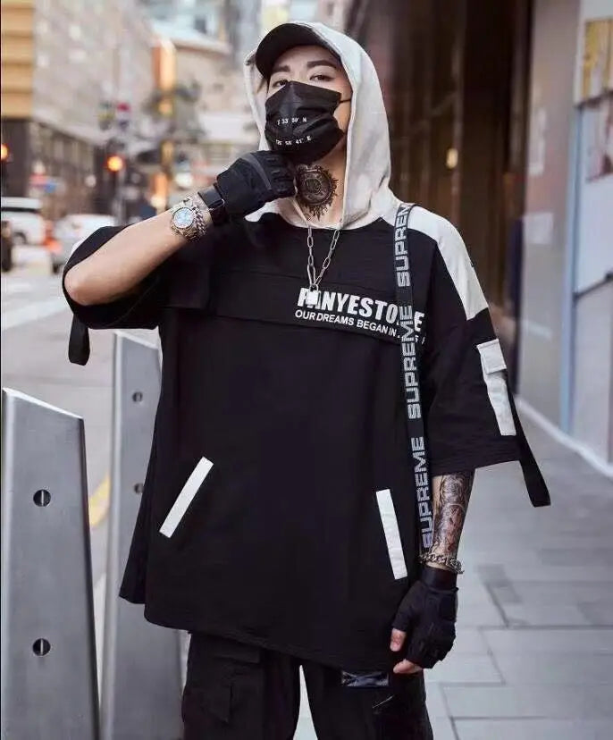 Camiseta Oversized Techwear