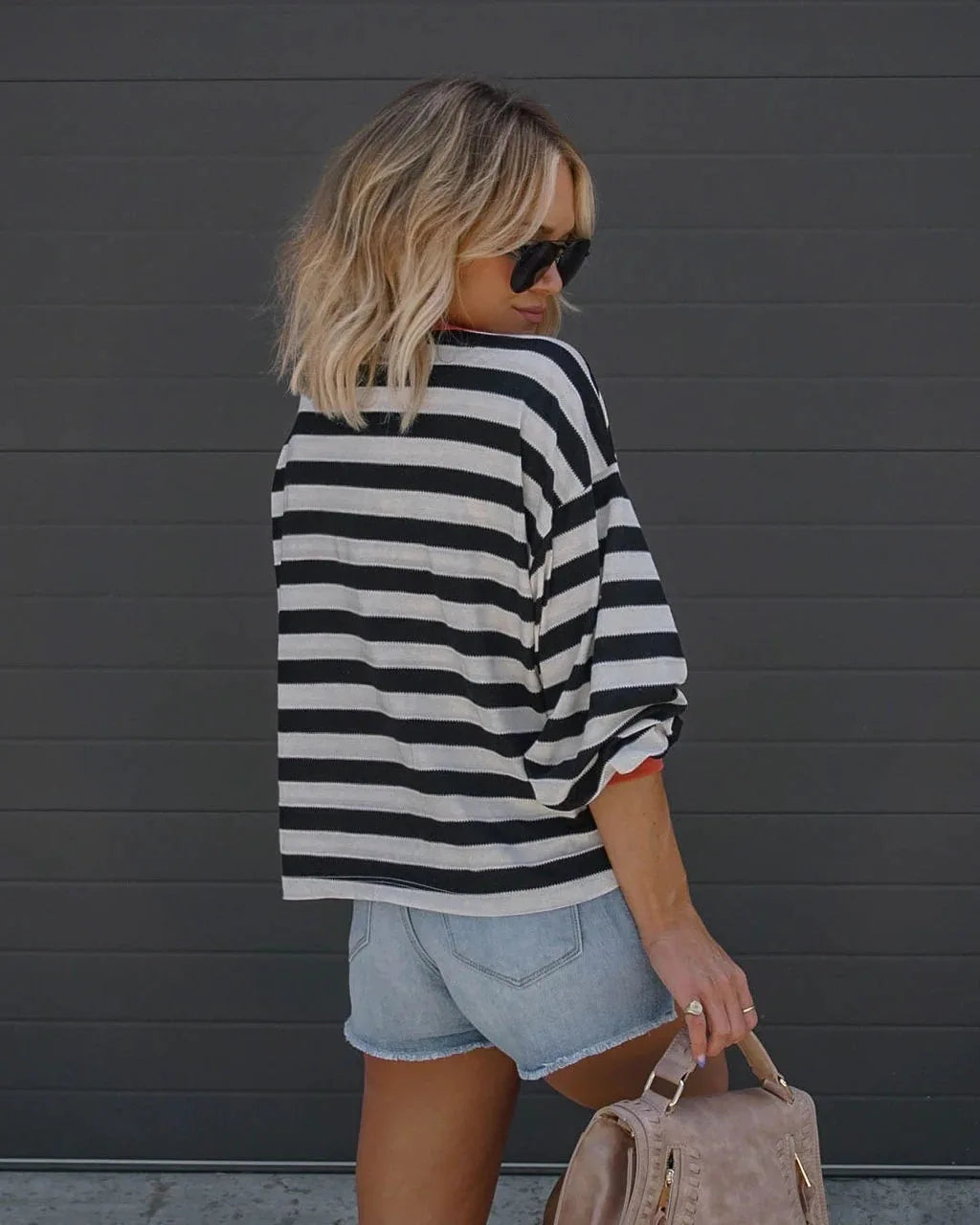 Blusa Listrada Feminina
