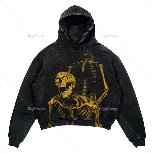 Hoodie Esqueletos Face a Face