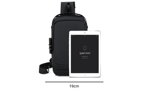 Shoulder Bag Masculina Antifurto