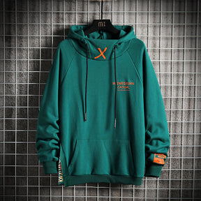Moletom Casual Street com Bordado Contrastante e Estilo Urbano