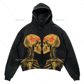 Hoodie Esqueletos Face a Face