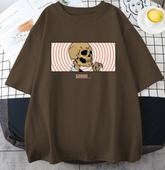 Camiseta Oversized Estampa Caveira