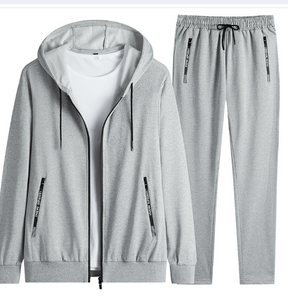 Conjunto Masculino Esportivo com Capuz e Zíper