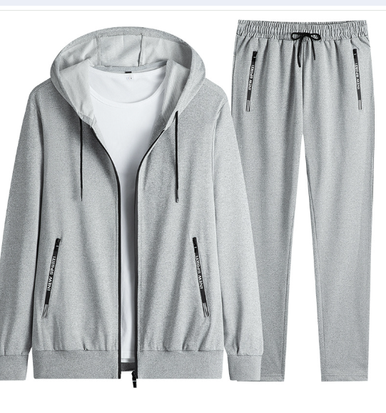 Conjunto Masculino Esportivo com Capuz e Zíper