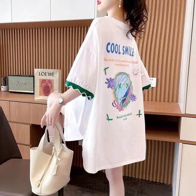 Camiseta Oversized Smile