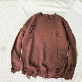 Suéter Destroyed Oversized