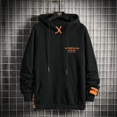Moletom Casual Street com Bordado Contrastante e Estilo Urbano