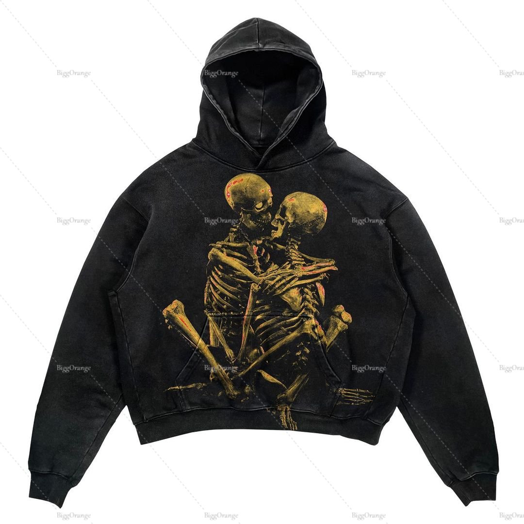 Hoodie Esqueletos Face a Face
