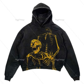 Hoodie Esqueletos Face a Face